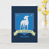 Ted Lasso | AFC Richmond Team Logo Kaart (Gele Bloem)