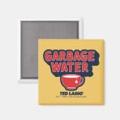 Ted Lasso | Afvalwaterthee Grafisch Magneet (Voorkant / Achterkant)