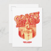 Ted Lasso | Coach Beard Badge Briefkaart (Voorkant / Achterkant)