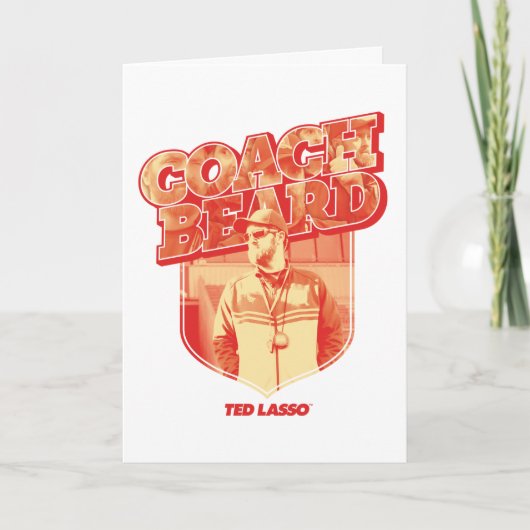 Ted Lasso | Coach Beard Badge Kaart (Voorkant)