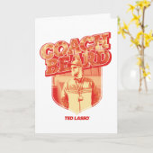 Ted Lasso | Coach Beard Badge Kaart (Gele Bloem)