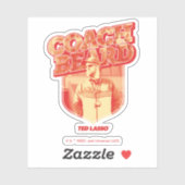 Ted Lasso | Coach Beard Badge Sticker (Vel)