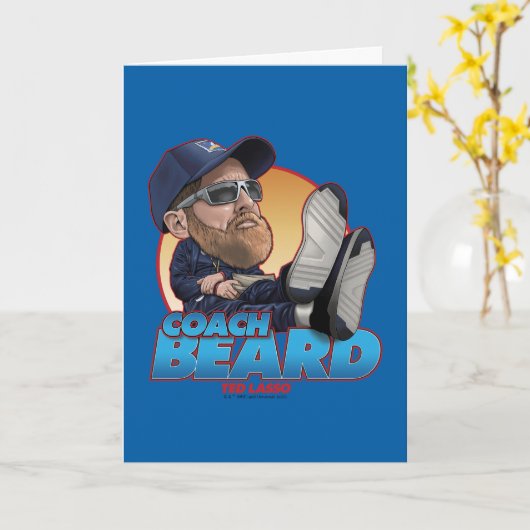 Ted Lasso | Coach Beard Bobblehead Kaart (Gele Bloem)