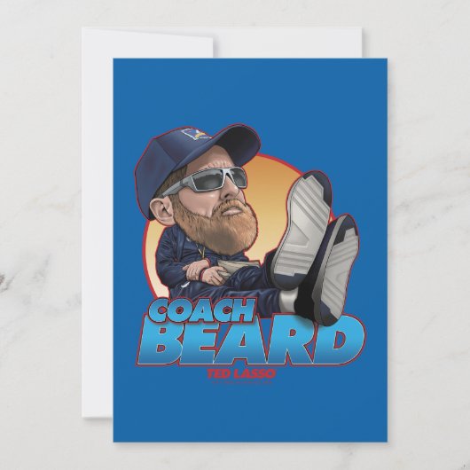 Ted Lasso | Coach Beard Bobblehead Notitiekaartje (Voorkant)