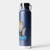 Ted Lasso | Coach Beard Bobblehead Waterfles (Achterkant)