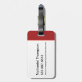 Ted Lasso | Dani Rojas Bobblehad Bagagelabel (Achterkant verticaal)