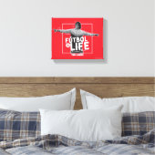 Ted Lasso | Dani Rojas Fútbol is Life Canvas Afdruk (Insitu (Slaapkamer))