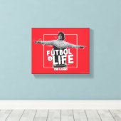 Ted Lasso | Dani Rojas Fútbol is Life Canvas Afdruk (Insitu (Houten vloer))