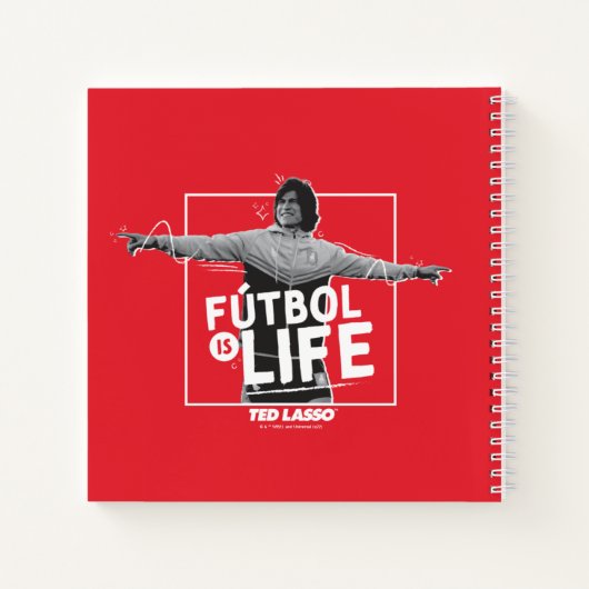 Ted Lasso | Dani Rojas Fútbol is Life Notitieboek (Achterkant)