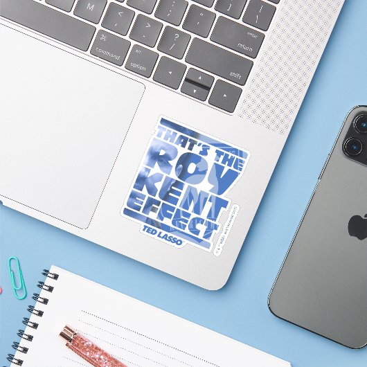 Ted Lasso | Dat is het Roy Kent-effect Sticker (Laptop met iPhone)