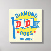 Ted Lasso | Diamond Dogs Pennant Graphic Canvas Afdruk (Voorkant)
