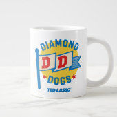 Ted Lasso | Diamond Dogs Pennant Graphic Extra Grote Beker (Rechts)