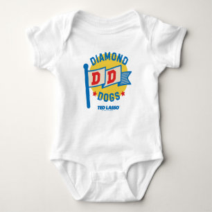 Ted Lasso Diamond Dogs Pennant Graphic Romper