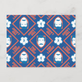 Ted Lasso | Face and Ball Diamond Pattern Briefkaart (Voorkant)