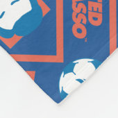 Ted Lasso | Face en Ball Diamond Pattern Fleece Deken (Hoek)