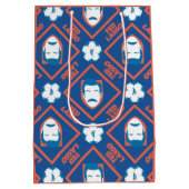 Ted Lasso | Face en Ball Diamond Pattern Medium Cadeauzakje (Achterkant)