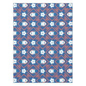 Ted Lasso | Face en Ball Diamond Pattern Tafelkleed (Voorkant)