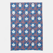 Ted Lasso | Face en Ball Diamond Pattern Theedoek (Verticaal)