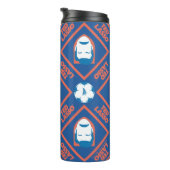 Ted Lasso | Face en Ball Diamond Pattern Thermosbeker (Geroteerd rechts)