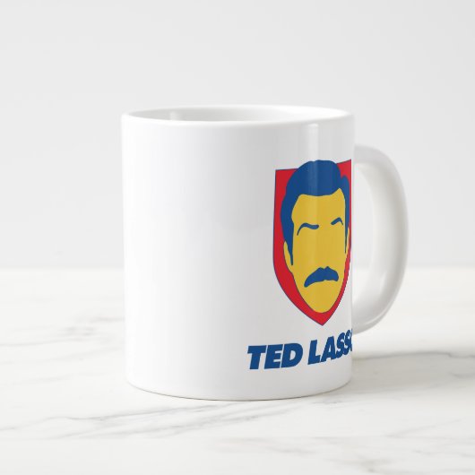 Ted Lasso | Face Icon Extra Grote Beker (Voorkant rechts)