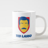 Ted Lasso | Face Icon Extra Grote Beker (Rechts)