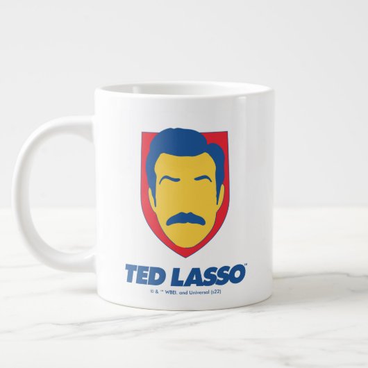 Ted Lasso | Face Icon Extra Grote Beker (Links)