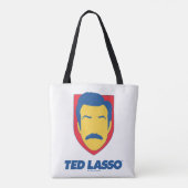 Ted Lasso | Face-pictogram Draagtas (Achterkant)