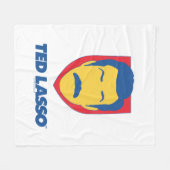 Ted Lasso | Face-pictogram Fleece Deken (Voorkant (Horizontaal))
