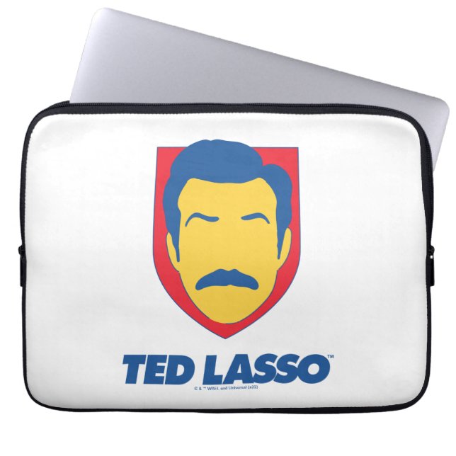 Ted Lasso | Face-pictogram Laptop Sleeve (Voorkant)