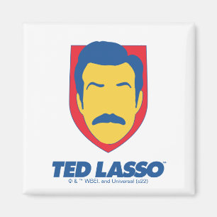 Ted Lasso   Face-pictogram Magneet