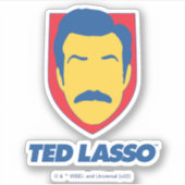 Ted Lasso | Face-pictogram Sticker (Voorkant)
