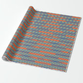 Ted Lasso | Fútbol is Life Stripe Pattern Cadeaupapier (Uitgerold)