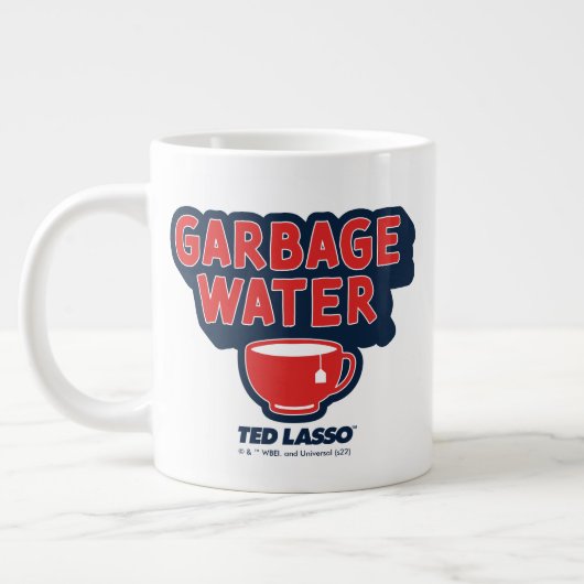 Ted Lasso | Garbage Water Tea Graphic Extra Grote Beker (Links)