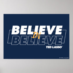 Ted Lasso Geloof in geloven Poster