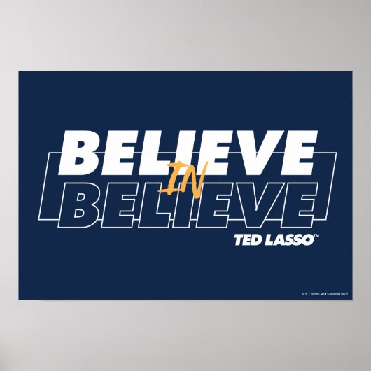 Ted Lasso | Geloof in geloven Poster (Voorkant)