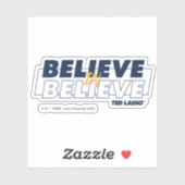 Ted Lasso | Geloof in geloven Sticker (Vel)