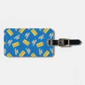 Ted Lasso | Geloof Sign and Ball Toss Pattern Bagagelabel (Voorkant horizontaal)