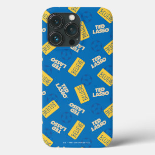 Ted Lasso   Geloof Sign and Ball Toss Pattern iPhone 13 Pro Hoesje