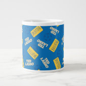Ted Lasso | Geloof Sign and Ball Toss Pattern Extra Grote Beker (Voorkant)