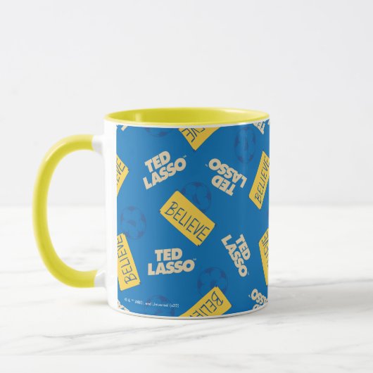 Ted Lasso | Geloof Sign and Ball Toss Pattern Mok (Links)