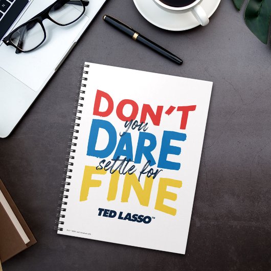 Ted Lasso | Je bent niet bang voor een boete Notitieboek