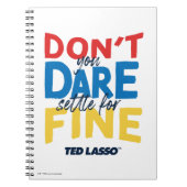 Ted Lasso | Je bent niet bang voor een boete Notitieboek (Voorkant)