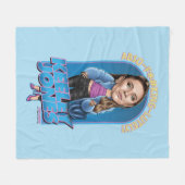 Ted Lasso | Keeley Jones Bobblehead Fleece Deken (Voorkant (Horizontaal))