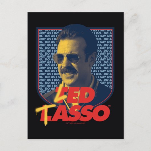 Ted Lasso | Led Tasso Badge Briefkaart (Voorkant)