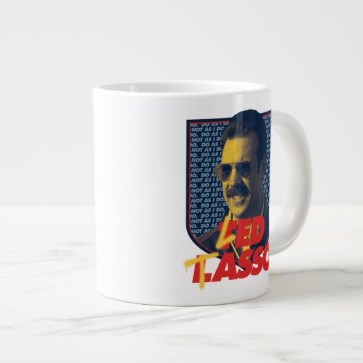 Ted Lasso | Led Tasso Badge Extra Grote Beker (Voorkant rechts)