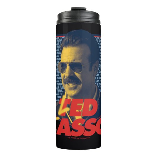 Ted Lasso | Led Tasso Badge Thermosbeker (Voorkant)