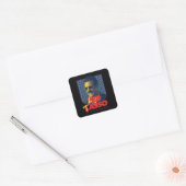 Ted Lasso | Led Tasso Badge Vierkante Sticker (Envelop)