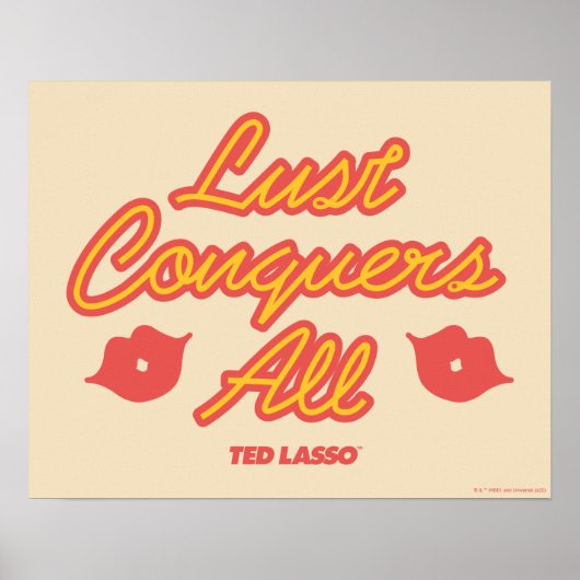 Ted Lasso | Lust Verkoopt Alle Poster (Voorkant)