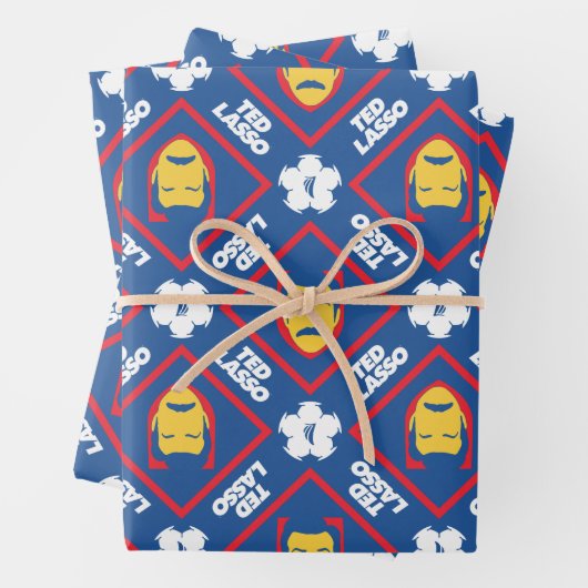 Ted Lasso Pattern Inpakpapier Vel (In situ)