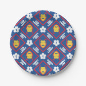 Ted Lasso Pattern Papieren Bordje (Voorkant)